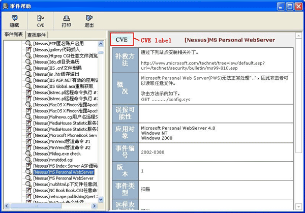 Documentation of Finding CVE Names Using Elements
